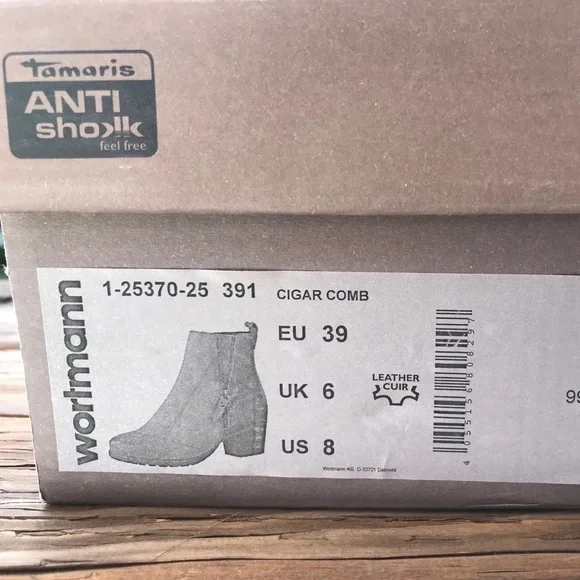 COPY - Taupe Genuine Leather Booties - Picture 3 of 7